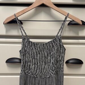 Z supply Black & white gingham maxi dress